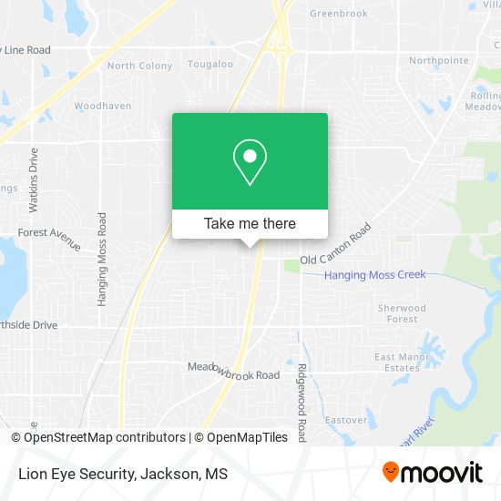 Mapa de Lion Eye Security