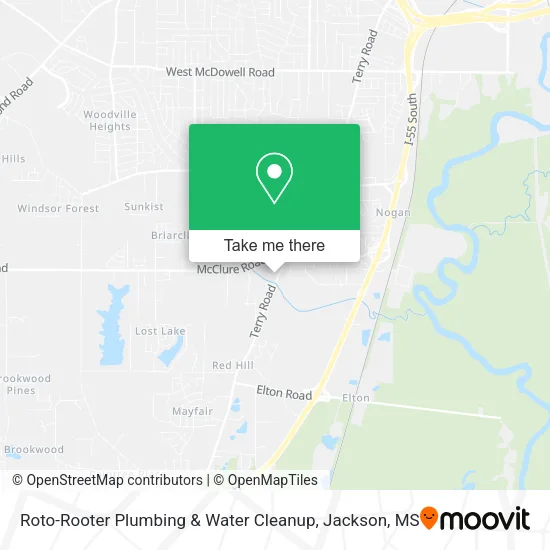 Mapa de Roto-Rooter Plumbing & Water Cleanup
