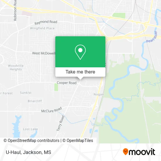 Mapa de U-Haul