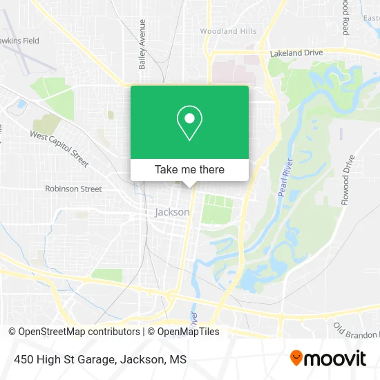 450 High St Garage map