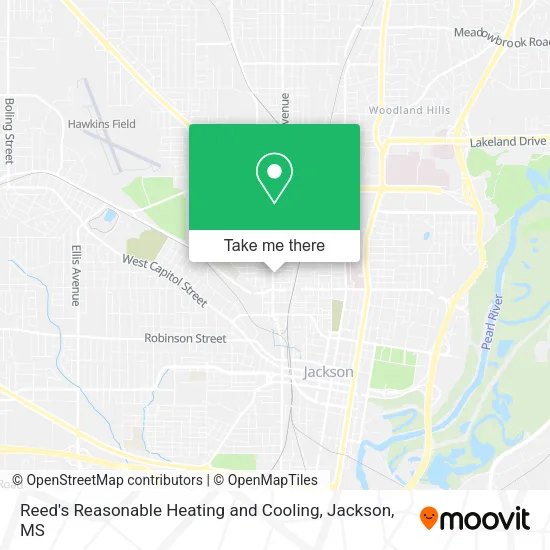 Mapa de Reed's Reasonable Heating and Cooling