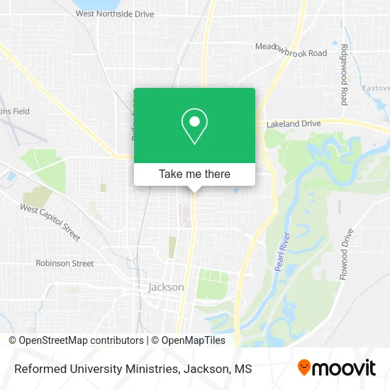 Mapa de Reformed University Ministries