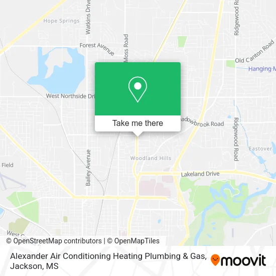 Alexander Air Conditioning Heating Plumbing & Gas map