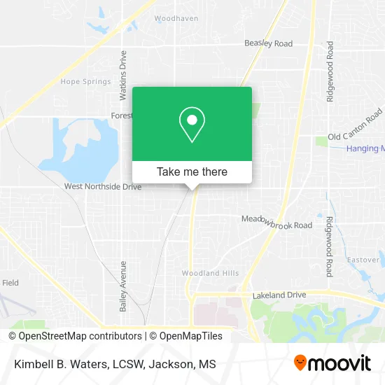 Kimbell B. Waters, LCSW map