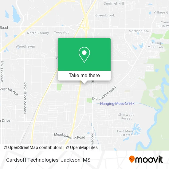 Mapa de Cardsoft Technologies