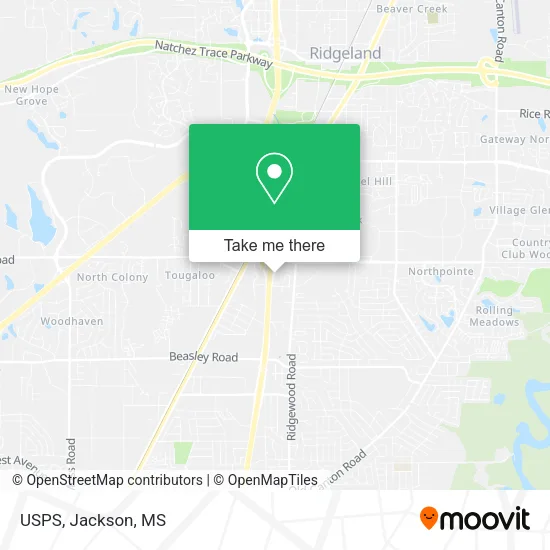 USPS map