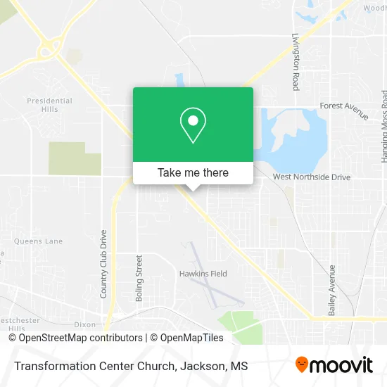 Transformation Center Church map