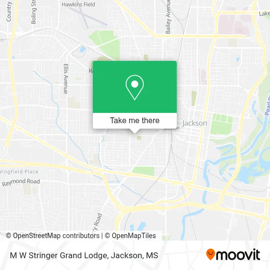 M W Stringer Grand Lodge map