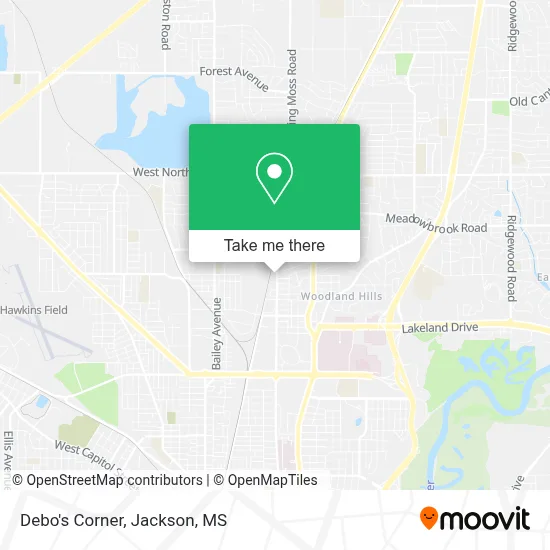 Debo's Corner map