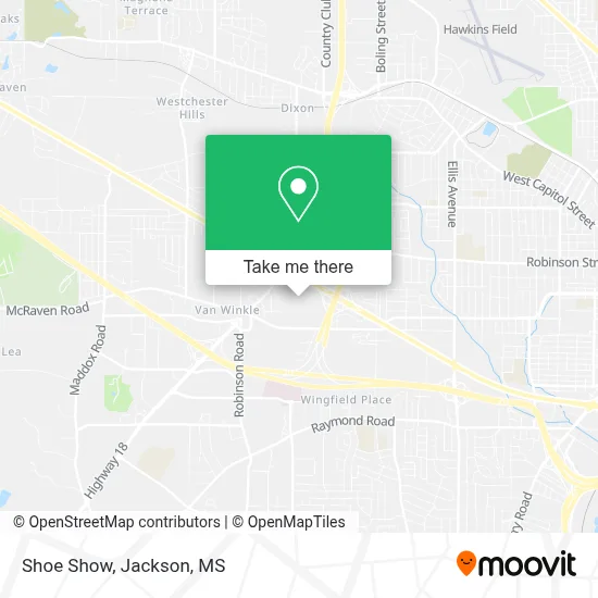 Shoe Show map