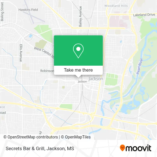 Secrets Bar & Grill map