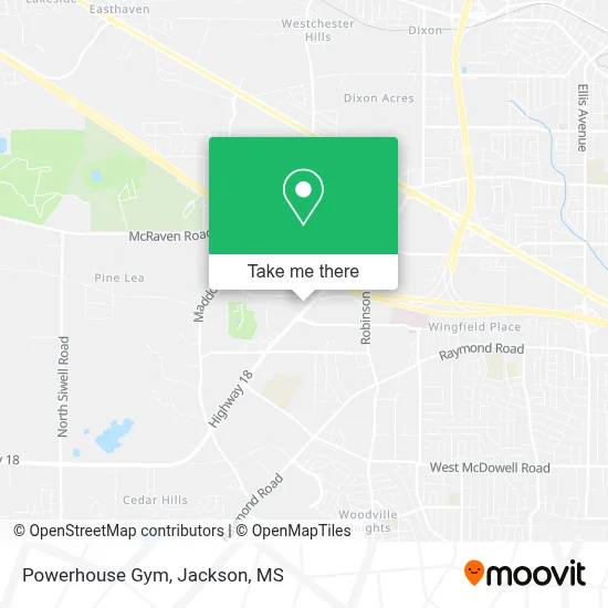 Powerhouse Gym map