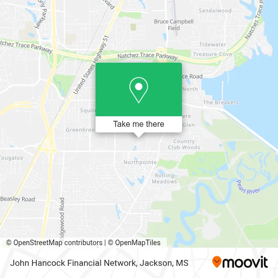 John Hancock Financial Network map