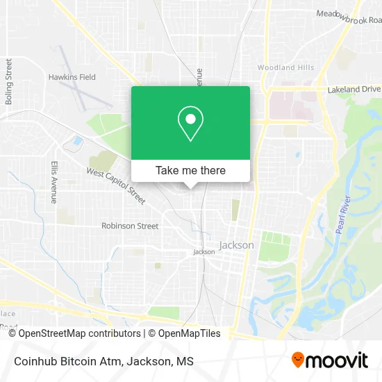 Coinhub Bitcoin Atm map