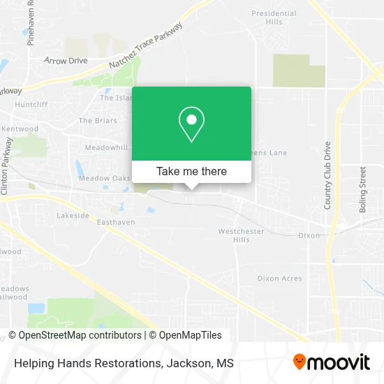 Helping Hands Restorations map