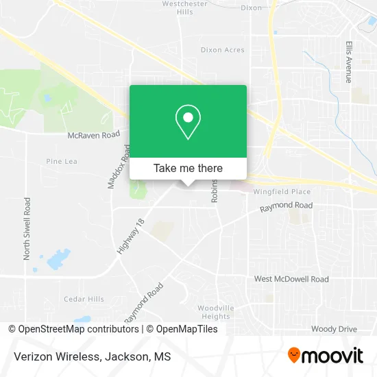 Verizon Wireless map
