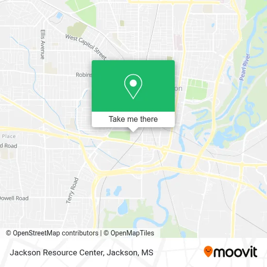 Jackson Resource Center map