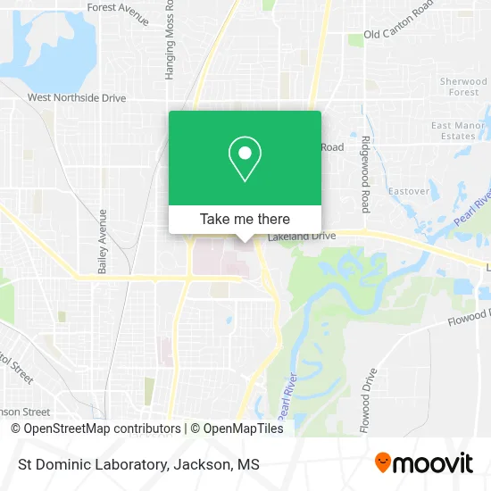 St Dominic Laboratory map