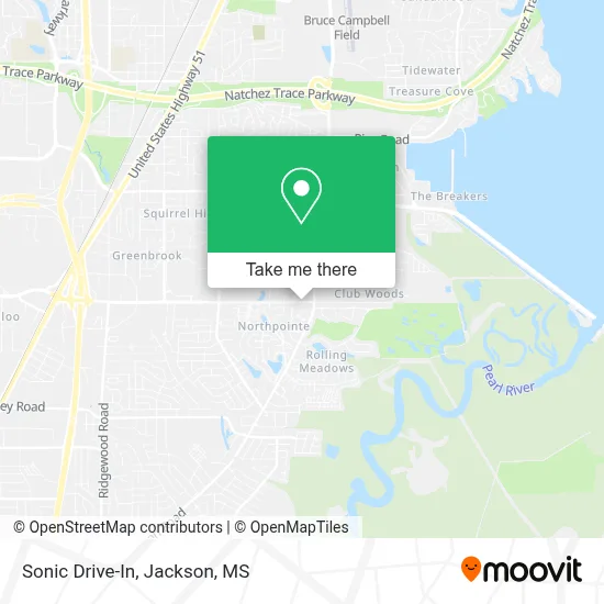 Sonic Drive-In map