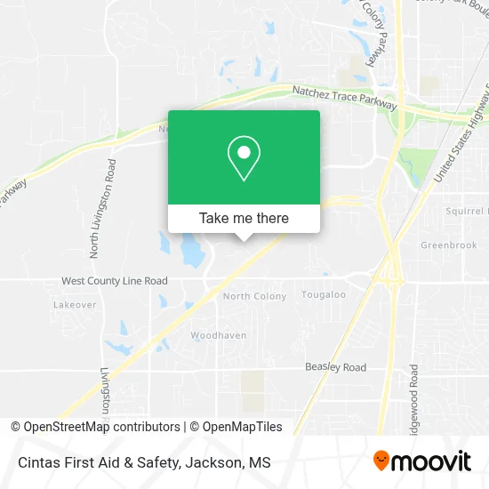 Cintas First Aid & Safety map