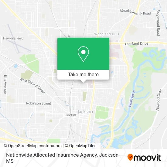 Nationwide Allocated Insurance Agency map