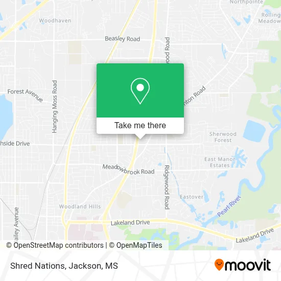 Shred Nations map