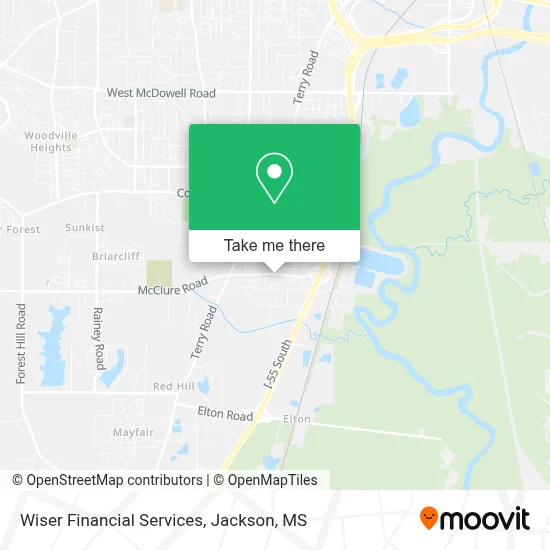 Wiser Financial Services map