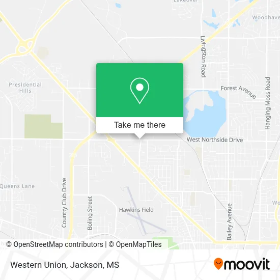 Western Union map