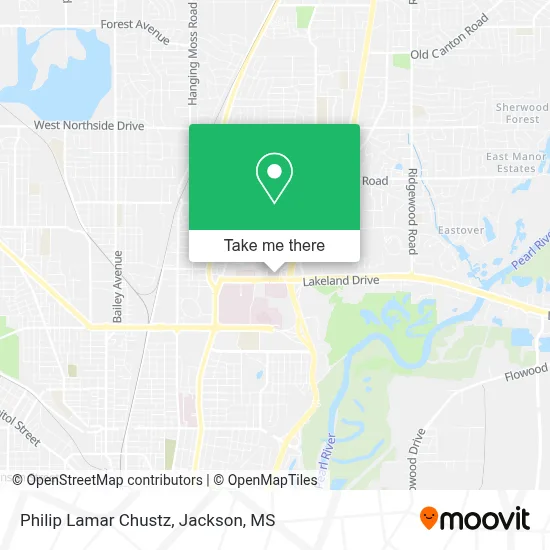 Philip Lamar Chustz map