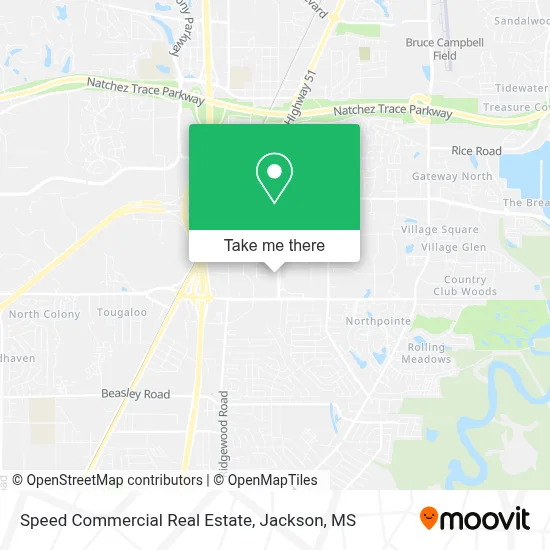 Speed Commercial Real Estate map