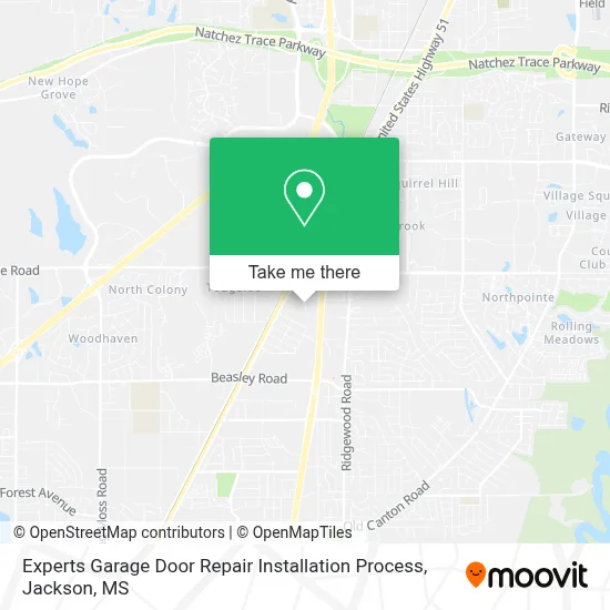 Experts Garage Door Repair Installation Process map