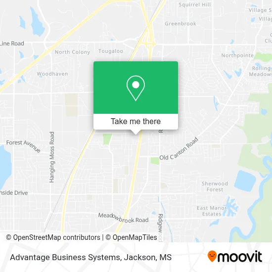 Advantage Business Systems map