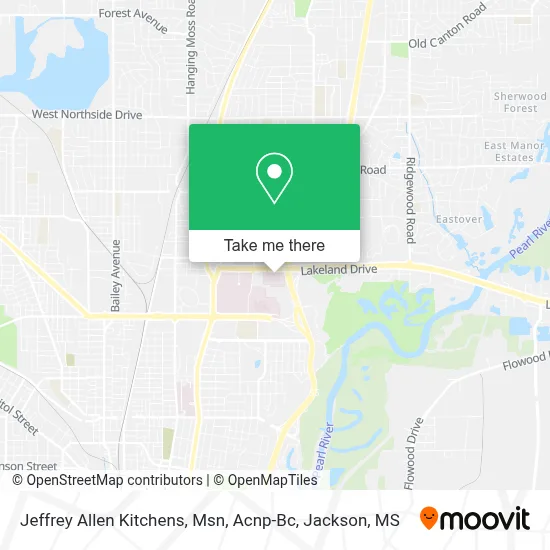 Jeffrey Allen Kitchens, Msn, Acnp-Bc map