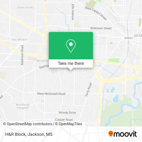 H&R Block map