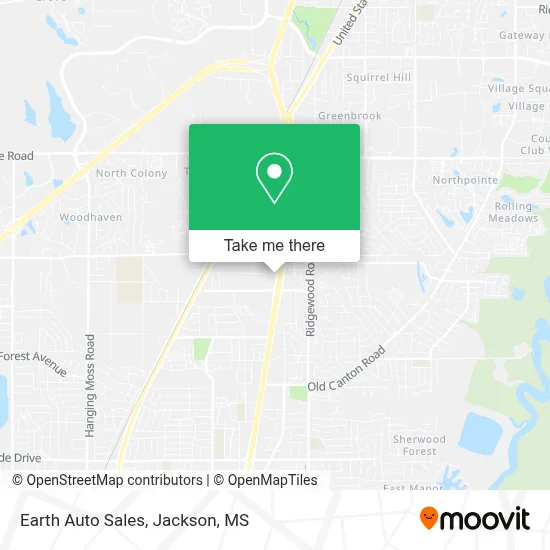 Earth Auto Sales map