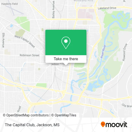 The Capital Club map