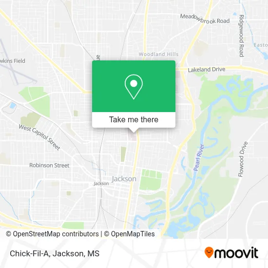 Chick-Fil-A map
