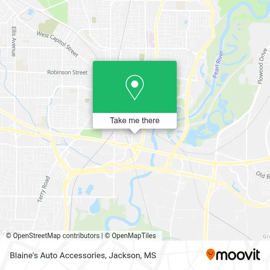 Blaine's Auto Accessories map