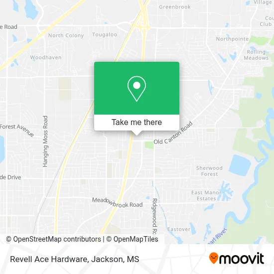 Revell Ace Hardware map