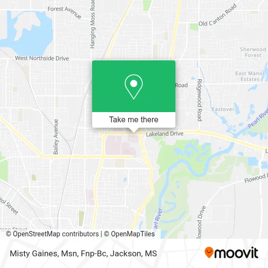 Misty Gaines, Msn, Fnp-Bc map