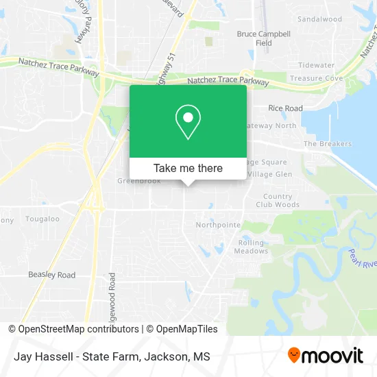 Jay Hassell - State Farm map