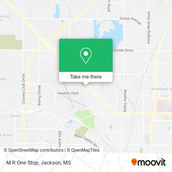 M R One Stop map