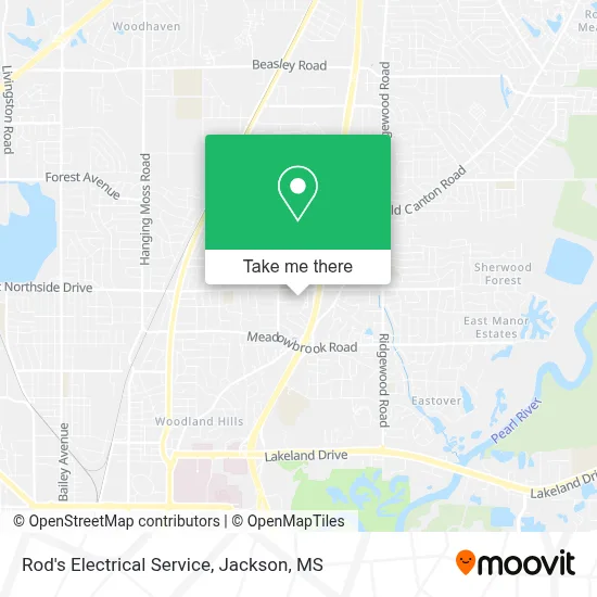 Rod's Electrical Service map