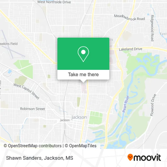 Shawn Sanders map
