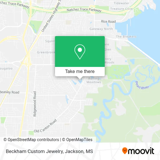 Beckham Custom Jewelry map