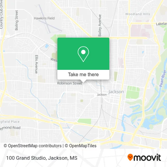 100 Grand Studio map