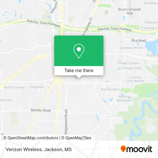 Verizon Wireless map