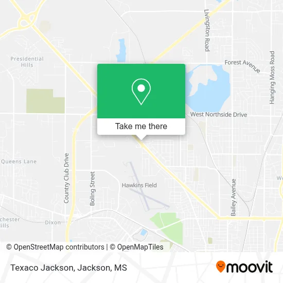 Texaco Jackson map