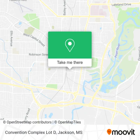 Convention Complex Lot D map