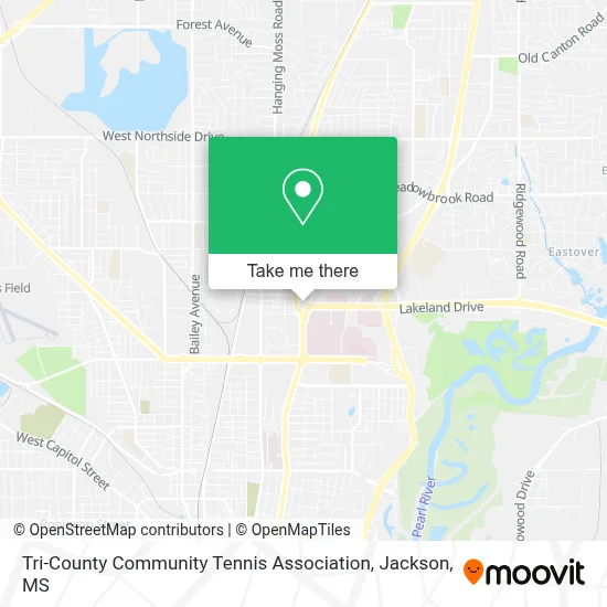 Tri-County Community Tennis Association map